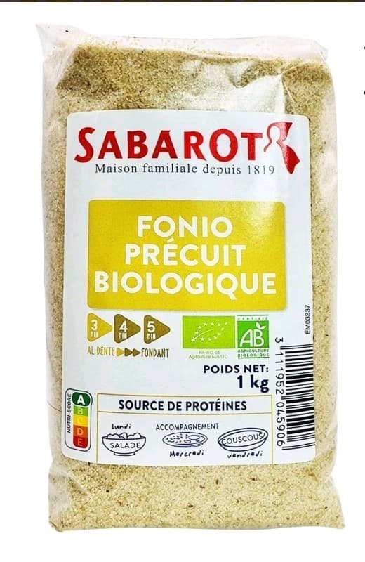 Fonio précuit biologique - Sachet de 1kg