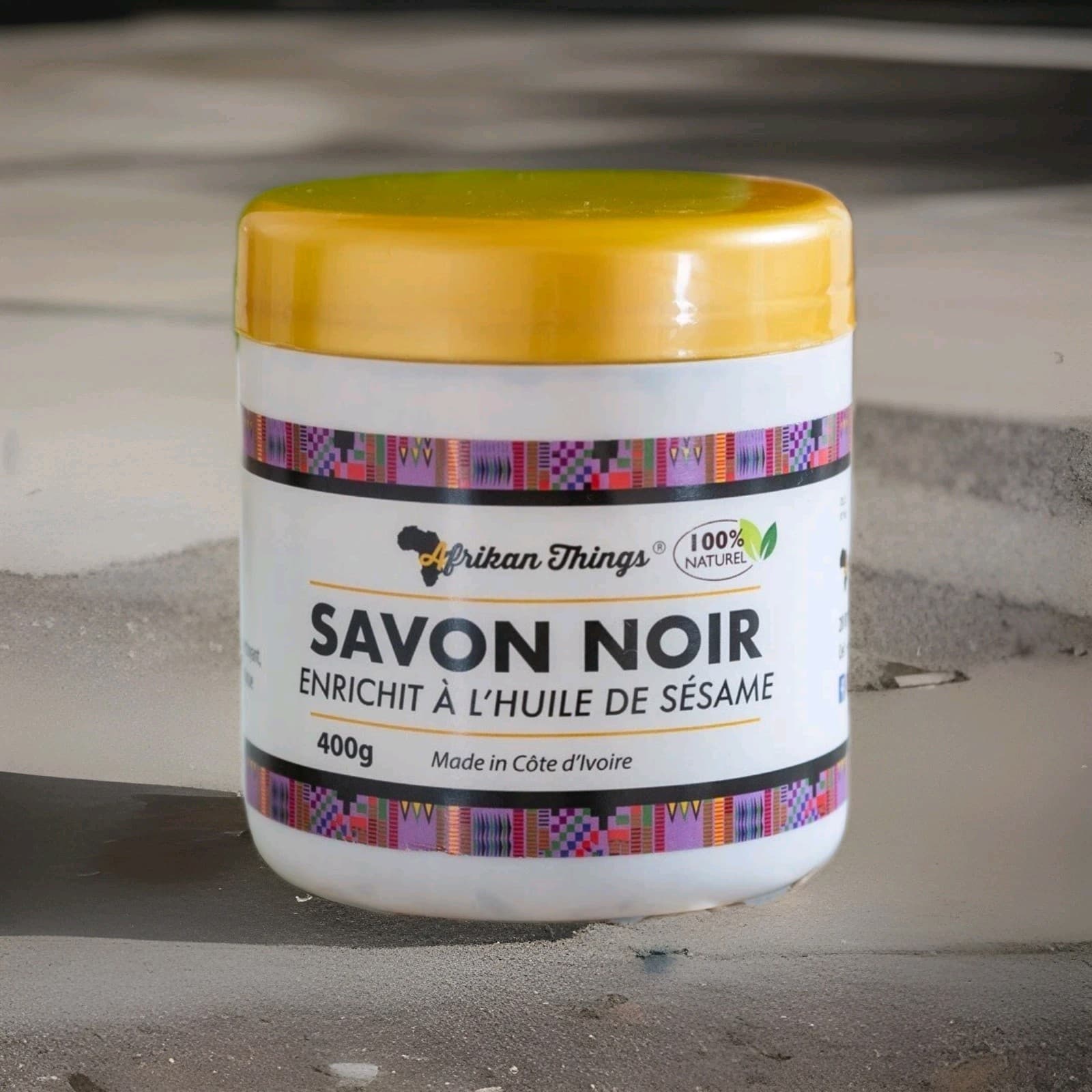 Savon noir à l’huile de sésame