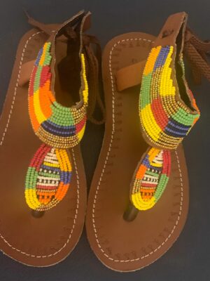 Sandales Maasai Colorées
