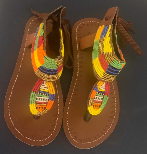 Sandales Maasai Colorées