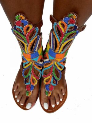 Sandales Maasai Montantes
