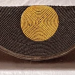 Pochette En Cuir Perlée