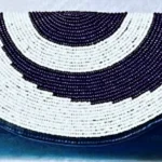 Pochette En Cuir Perlée