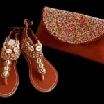 Pochette En Cuir Perlée