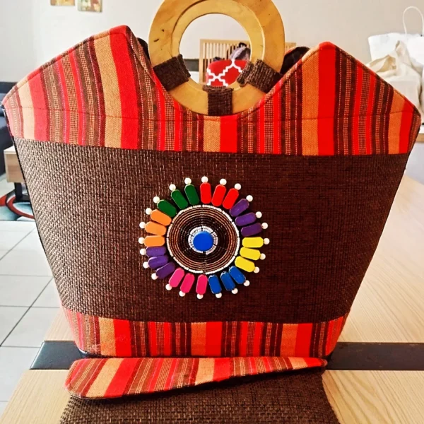 Duo De Sacs À Main Brodés Made In Kenya