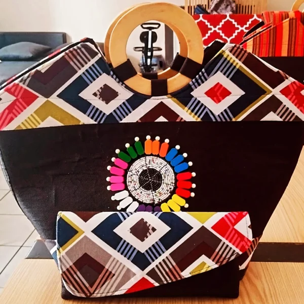 Duo De Sacs À Main Brodés Made In Kenya