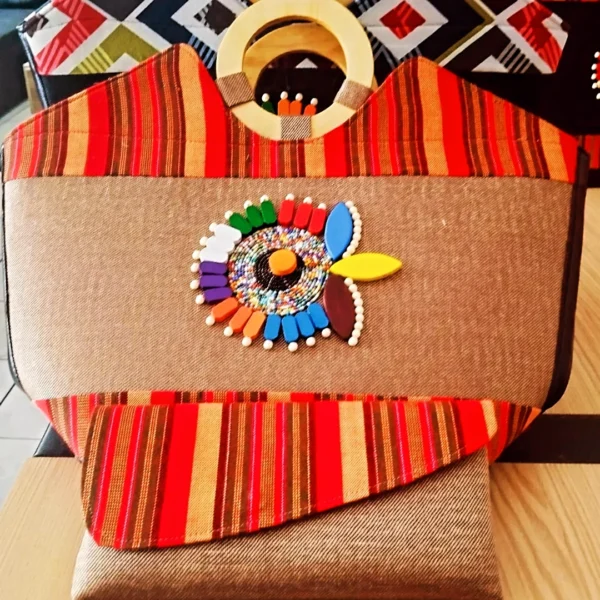 Duo De Sacs À Main Brodés Made In Kenya