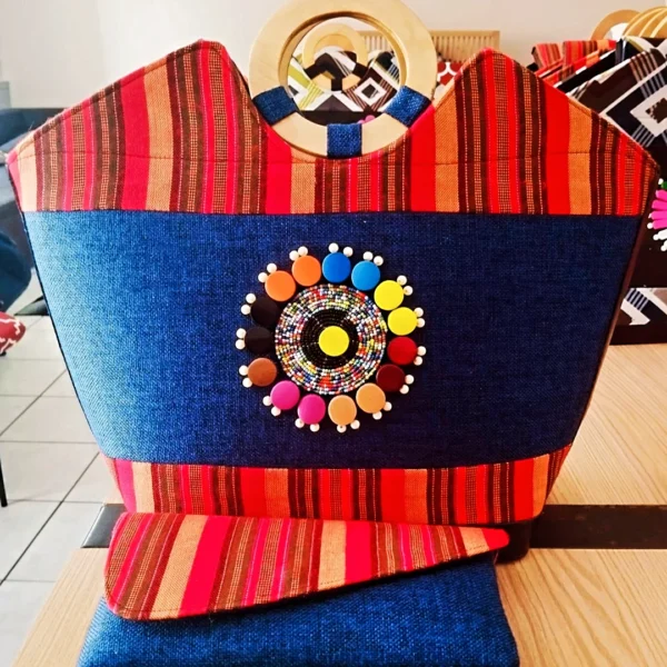 Duo De Sacs À Main Brodés Made In Kenya