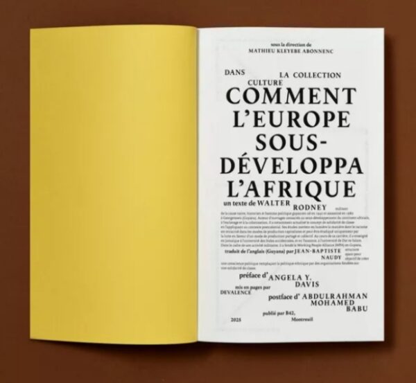 COMMENT L’EUROPE SOUS-DÉVELOPPA L’AFRIQUE