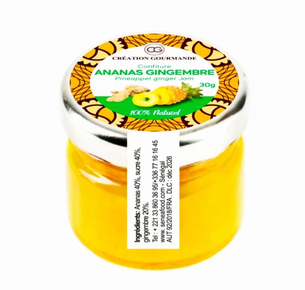 Confiture Ananas Gingembre 30g